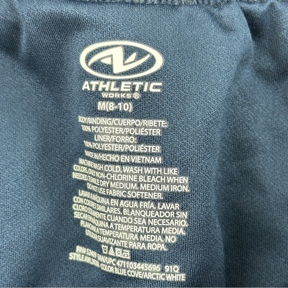 Athletic Works Short Womens Medium 8-10 Black Elastic Waist - Picture 2 of 8